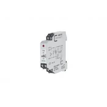 METZ CONNECT KRA-S-M6/21 Coupling Relay Module 24V AC/DC 1 Changeover 8A White 11061213