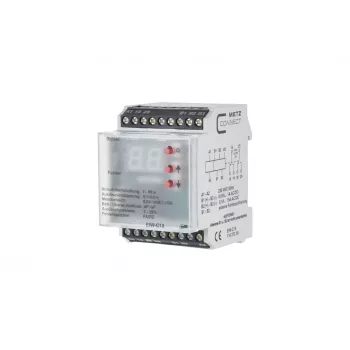 METZ CONNECT EIW-C18 Industrial Socket, Schuko, DIN rail, 230 V, 8 A, White 11027205