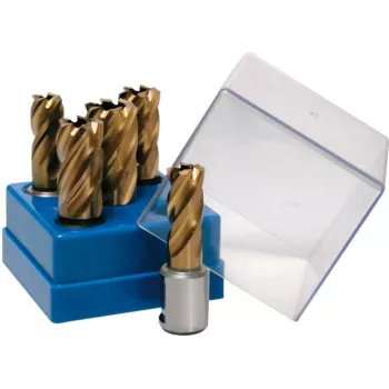 BDS KBK Box Vario Plus HSS Core Drill Set 14-22 mm, 30 mm Cutting Depth, 5 Pieces