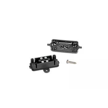 HellermannTyton 435-01650 HelaCon Easy 5-Pole Push-In Connector, Black, 0.5-2.5mm², 24A, 450V, Halogen-Free