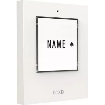 m-e modern-electronics 41356 Wireless Doorbell Transmitter, Illuminated, with Nameplate