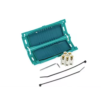 HellermannTyton 435-00655 Self-Adhesive Cable Tie Mount, Green Polypropylene, 69 x 40 mm, for Ties up to 9 mm, 1 pc
