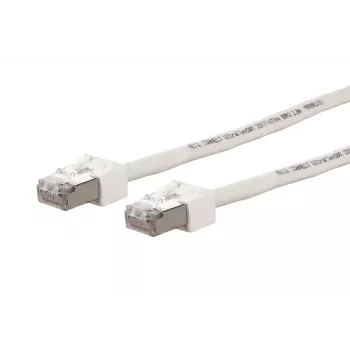 METZ CONNECT Ultraflex500 CAT 6 S/FTP Patch Cable, RJ-45 Plug to RJ-45 Plug, 1.0 m, White, halogen-free 13084V1088-E
