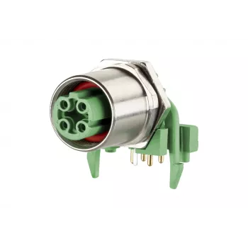 METZ MMT471A115 PCB socket, 4-pin, 3.5 mm pitch, green