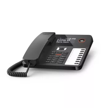 Gigaset DESK 800A black corded desk telephone with answering machine