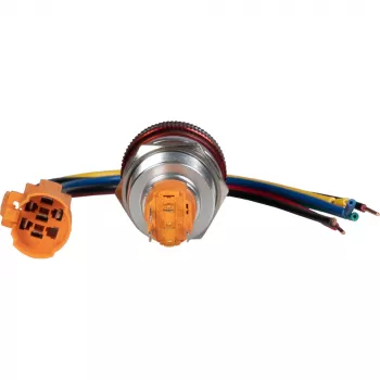 JOY-IT Button22NA-01 Emergency Stop Button, Mechanical Latching, Red/Green, Ø22 mm, IP67, IK10