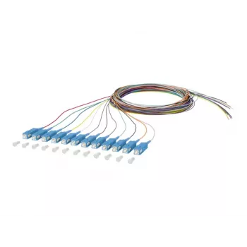METZ BTR 150Q1CO0020E OpDAT Pigtail SC-UPC OS2 12 Colours 2m Single-Mode Fibre E9/125