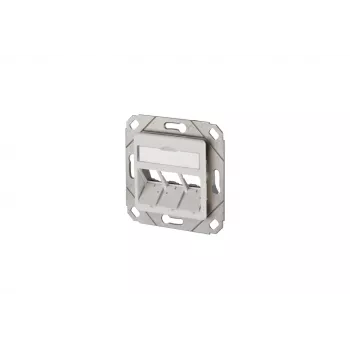 METZ BTR 130B20D31102KE Keystone 3-Port Flush-Mounted Empty Box to German Standard, Pure White