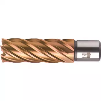 BDS HSS-VarioPLUS 12 mm Core Drill with Weldon Shank, 55 mm Cutting Depth KBL-VP012