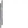 Hager UN06A universal mounting profile, stainless steel, 897 mm, 2 pieces