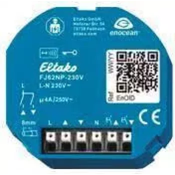 Eltako wireless blind and roller shutter actuator FJ62NP-230V 4A/250V 30200535