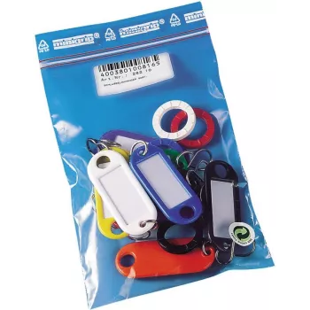 WEDO 262 key fobs with S-hook, assorted colours, 10 pieces