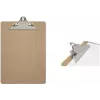 MAULclassic A4 clipboard, hardboard, metal clip, brown 2392570