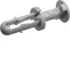 Hager L5067 expansion rivet, 6 mm drill hole, 3-8 mm clamping thickness, halogen-free, grey