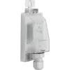 Hager EEN003 Outdoor Light Sensor for Twilight Switches, Surface Mounting, IP55, 1.5 m Cable, Grey