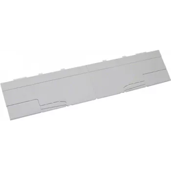 Hager ZZ12V blank strip, 12 modules, light grey