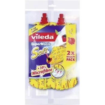 Vileda SuperMocio Soft Mop Head Refill Pack 2-Pack 11099