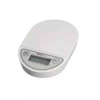 MAULoval Digital Letter Scale 2000g with One-Button Operation, Silver 1622002