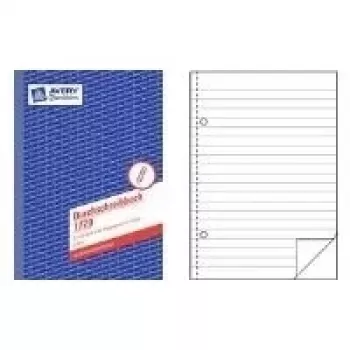 AVERY 931 Incoming Mail Book A4, Self-Carbonating, 40 Sets, Blue Cover