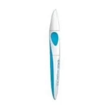 Herlitz 11378783 Fountain Pen Blue/White Medium Nib