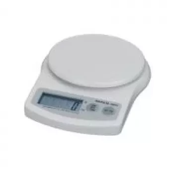 MAULalpha Digital Letter Scale 5 kg, Silver, g/oz, One-Button Operation, Battery-Operated 1645002