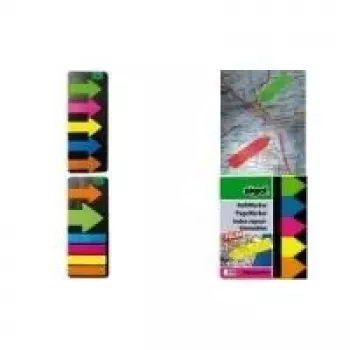 SIGEL HN614 Film Marker, 50 x 20 mm, 160 Sheets, Assorted Colours, Removable, in Pocket Dispenser