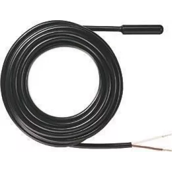 Gira Remote Floor Temperature Sensor for Room Temperature Controller, NTC 10 kOhm, 4 m Cable, White 149300