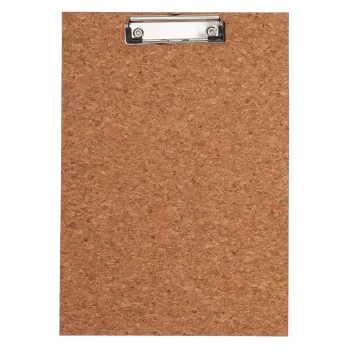 MAUL MAULcork Clipboard A4 Portrait, Cork Board, Metal Flat Clip, 8 mm Capacity, Natural 2393073