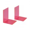 MAUL Bookends 10 x 10 x 13 cm Neon Pink (Pair)