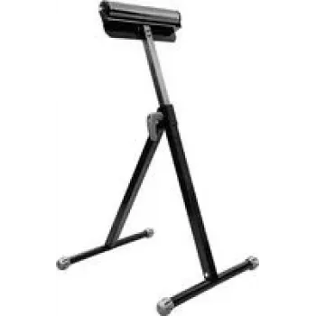 KWB 785910 Roller Stand, Height-Adjustable 670-1000 mm, 60 kg Load Capacity, Foldable Steel Frame with Galvanised Roller
