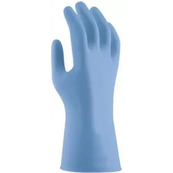 Uvex u-fit strong N2000 nitrile disposable gloves, size S, blue, powder-free 6096207