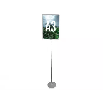 LMG PLSTA3-SI Poster Stand Exclusive A3 Silver
