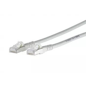 METZ CONNECT 1308450388-E Cat6a S/FTP Network Patch Cable, RJ45, 0.3 m, White