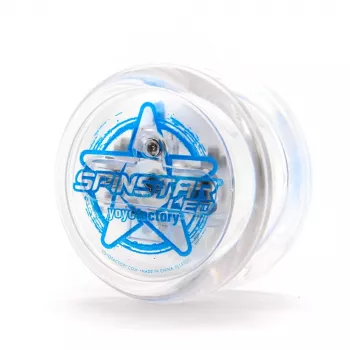 YoYoFactory Spinstar Glow-in-the-Dark Blue Beginner to Advanced Yo-Yo
