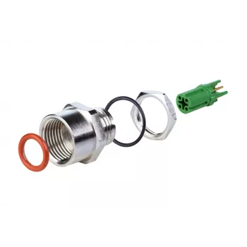 METZ CONNECT MMT361A115-0001 M12 Socket 5-Pole A-Coded Screw Connection Field-Assembly Connector, Straight, IP67, Steel
