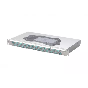 METZ CONNECT Splice Patch Panel 24xLC-Duplex OM3 1U 19 inch 1504557724-E