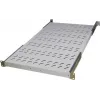 IT-BUDGET 19 inch Fixed Rack Shelf / Equipment Shelf, 150 kg Load Capacity, 750 mm Depth, Light Grey 90ITB19FBX750G