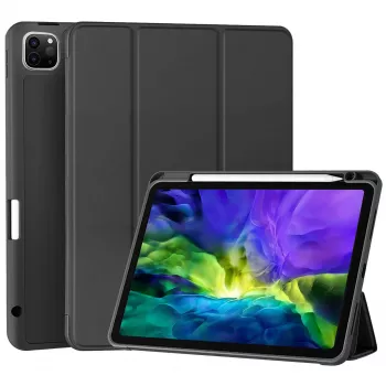 MRDISC Flip Cover Case for Apple iPad Pro M4 – Black TPU MG-FLIPIPADPM4