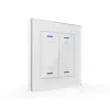 MDT BE-GTL20W.A1 Glass Push Button II Light 2-fold RGB-W White Blind/Shutter