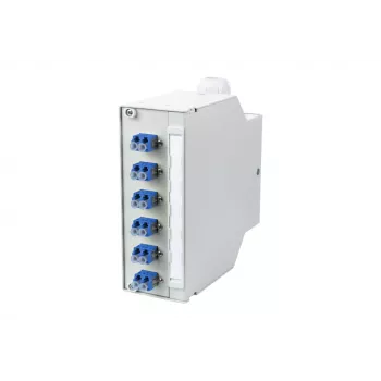 METZ OpDAT REGpro Splice Module 6xLC Duplex OS2 Pure White RAL 9010 15024A97406-E
