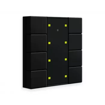 MDT BE-TA55P806.02 Push Button Plus 55 8-gang Matt Black