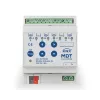 MDT JAL-0410D.02 blind actuator 4-gang, 4TE, 24VDC, 8A