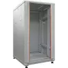 IT-BUDGET 19 inch Network Cabinet SRK - 18U - 600x800 mm - Glass/Steel Door - Flatpack - Light Grey 90ITB19SRK1868GGN