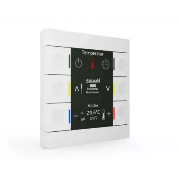 MDT BE-BZS86.01 Smart Control Center 86mm Plastic Pure White Glossy