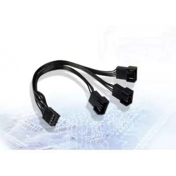 Inter-Tech AC PWM-Y-3 PWM Y-Cable for Three Fans, 4-Pin, 15 cm 88885652