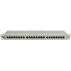 IT-BUDGET 19 inch Business Patch Panel Cat.6A Shielded 24-Port 1U PoE+ with Dust Protection Covers, Light Grey 90ITBPP6ASSG