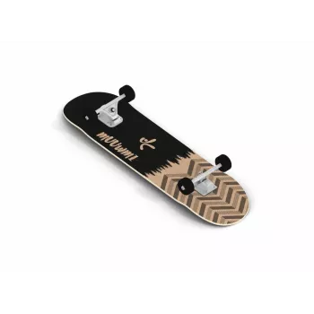 MUUWMI AU 541 Complete Skateboard, 31 x 8 inch Canadian Maple Deck, ABEC 7 Ball Bearings, Forest Motif