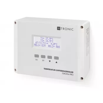 H-Tronic TDR 2004 PRO Temperature Difference Controller, -99 to +850 °C 1114770