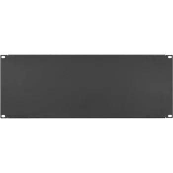 IT-BUDGET 19 inch Blanking Panel / Rack Blanking Panel - 4U - Robust Metal Version - Black (90ITBBP4HES)