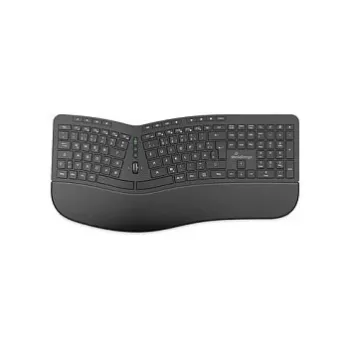 MediaRange Ergonomic Wireless Multimedia Keyboard QWERTZ Black MROS279
